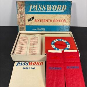 Vintage Milton Bradley “Password” Board Game – Sixteenth Edition